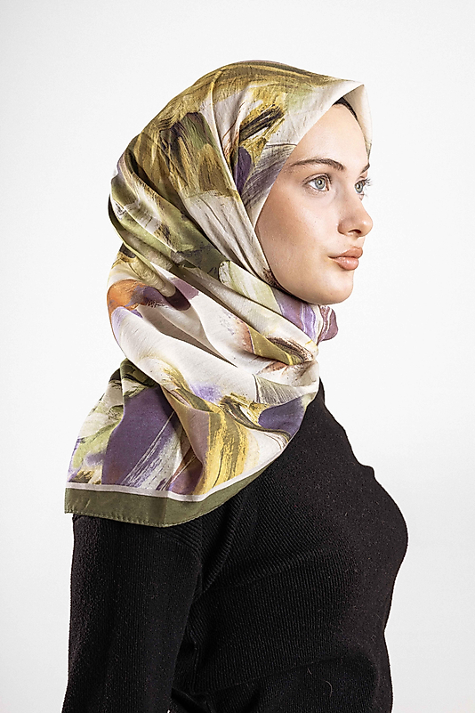 SPRİNG EŞARP DESEN-1