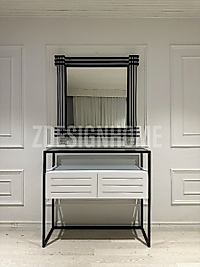 100x35x90 CM DRESUAR, AYNA TAKIM SİYAH Z14