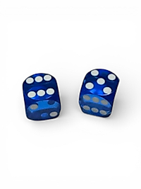 Blue Backgammon Precision Dice