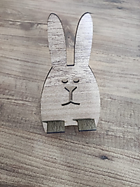 MRCKPK003 Köpek Figürlü Telefon Tutucu Ahşap Telefon Standı Masaüstü Telefon Tutucu Aparatı