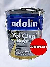 adolin yol çizgi boyası 15 lt kırmızı