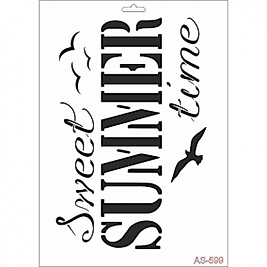 STENCIL A4 S-599