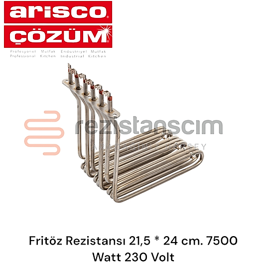 Arisco Çözüm Fritöz Rezistansı 21,5 * 24 cm. 7500 Watt 230 Volt