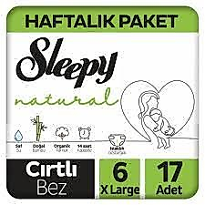 SLEEPY NATURAL JUMBO XLARGE 17'Lİ