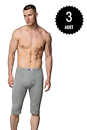 Gümüş 4021 Erkek Osmanlı Donu Gri 3 lü Paket