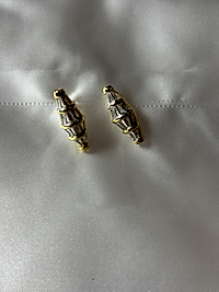 Misiaa Gold Zirkon Taşlı Küpe