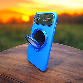 IPHONE 11 LENS KORUMALI KOYU MAVİ KILIF