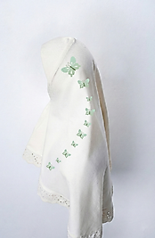 Pamuk Fistolu Çocuk Başörtüsü | Yeşil Kelebekler