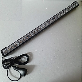 STROBE LIGHT BAR LED AYDINLATMA 12V FLAŞ DÜZ YANAR & ÇAKAR LAMBA 60CM (12 FARKLI MOD)