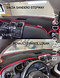 Renault Symbol Logan 2012+ Konsol Torpido 3D Koruma
