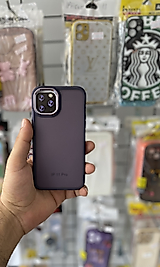 iPhone 11 Pro Mat Telefon Kılıfı Derrin Mor