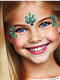 Parlak yüz taşı seti