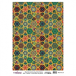 DESENLİ ALTIN VARAK PİRİNÇ DEKOPAJ 30*42 CM MODEL 033
