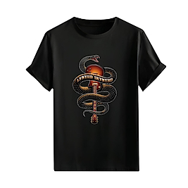 Rock and Roll & Metallica Tarzı Baskılı Oversize Unisex Tişört