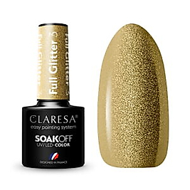 Claresa Full Glitter 3 Kalıcı Oje | 5gr | Polonya 2025 Üretimi En Yüksek Kalitede Kalıcı Oje