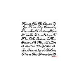 Home Decor Midi Stencil 22*22 cm hdm-52