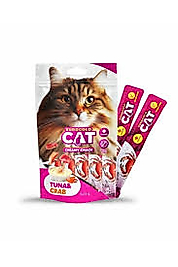 Eurogold Cat Creamy Snack Tuna & Crab 5 Ad. ( Tuna & Yengeç )