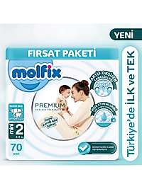 Molfix Premium Fırsat Paketi 2 Beden 70 Adet