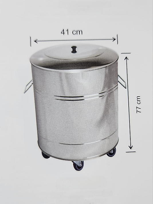 Paslanmaz 430 Kalite Gıdaya Uygun Kap 95 LT