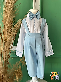 Bebe Mavisi Salopet Takım