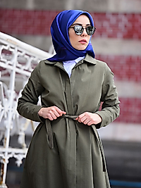 Degrade Desenli Twill İpek Eşarp