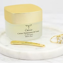 Orixir 24K Altın, Hyaluronik Asit ve Deniz Yosunu İçeren Lüks Nemlendirici Yüz Kremi