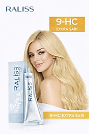 RALİSS SAÇ BOYASI 60 ML. (9-HC EXTRA SARI)