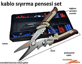 KABLO SIYIRMA PENSE SETİ ÇOK AMAÇLI PROFESYONEL BAĞLANTI SETLİ