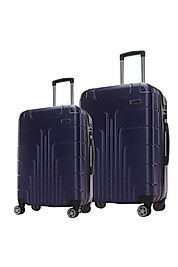 Orta Ve Kabin Boy Polikarbon Valiz 4x2 Teker Lacivert 1450