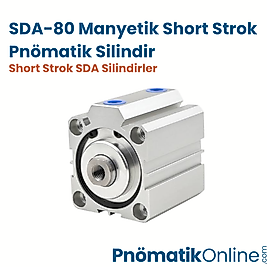 SDA-80 Manyetik Short Strok Pnömatik Silindir