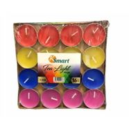 KSMART TEALİGHT MUM YUVARLAK KARMA 16 LI K-4368