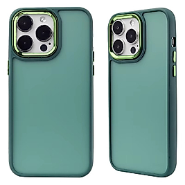 İphone 13 Pro Mat Telefon Kılıfı Yeşil