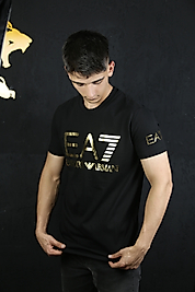 ZEROWEAR - EA7 KOL DETAYLI PREMİUM KALİTE ERKEK T-SHİRT