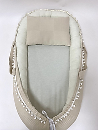 Bej/krem Babynest
