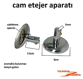 BANYO ETEJER APARATI CAM APARATI KROM CAM RAF YAPMA APARAT