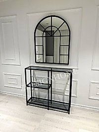 80X100 Cm Ayna + 90X25x100 Cm Dresuar Takım Zdesignhome Z03