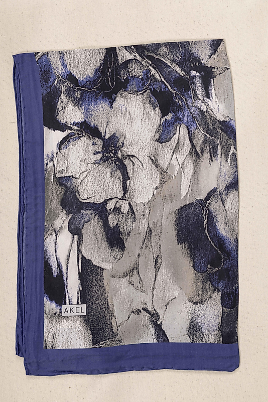 FLOOR İPEK ŞAL EL DİKİŞİ DESEN-2