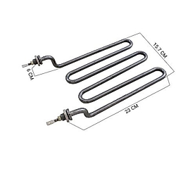 Semaver Rezistansı 2000 watt Ördek Boyun tipi  220V