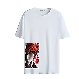 Anime Karakter Tarzı Baskılı Oversize Unisex Tişört