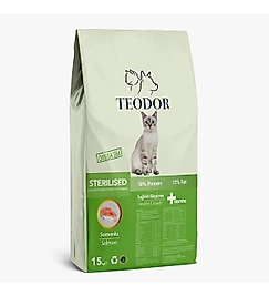 Teodor Kısırlaştırılmış Somonlu Yetişkin Kedi Maması