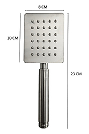 Pera Shine Krom Paslanmaz Duş Başlığı + Pvc Duş Hortumu