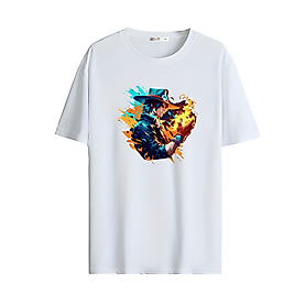 Anime Karakter Tarzı Baskılı Oversize Unisex Tişört