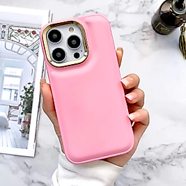 İphone 13 Pro Puff Telefon Kılıfı Pembe