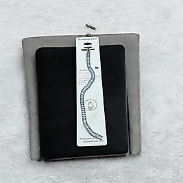 Çelik bileklik su yolu gümüş renk zirkon taşlı 18 cm
