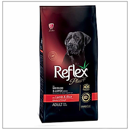 Reflex Plus Kuzulu Orta ve Büyük Irk Köpek Maması 3 Kg