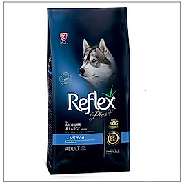 Reflex Plus Somonlu Orta ve Büyük Irk Köpek Maması 3 Kg