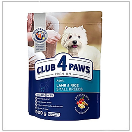Club4Paws Premium Kuzu Pirinç Küçük Irk Yetişkin Köpek 900gr