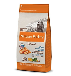 Nature's Variety Dog No Selected Med/max Adult Norw Salmon 2kg (WHATSAPP FİYAT BİLGİSİ ALABİLİRSİNİZ)