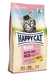 Happy Cat Minkas Kitten Tavuklu Kedi Maması KG SEÇENEKLERİ İÇİN TIKLAYIN