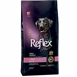 Reflex Plus High Energy Biftekli Köpek Maması 15 Kg